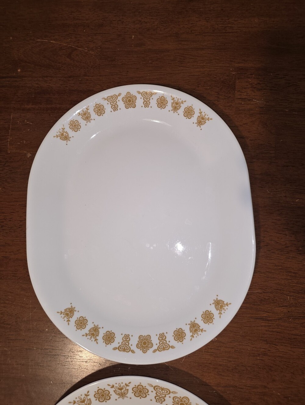 Vintage Serving Plate & Dinner Plate Butterfly Gold (Corelle) - Picture 12 of 13